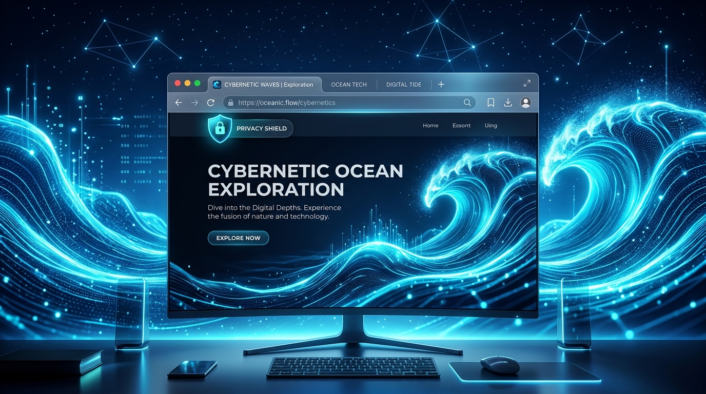 Qwave macOS Web Browser Mockup